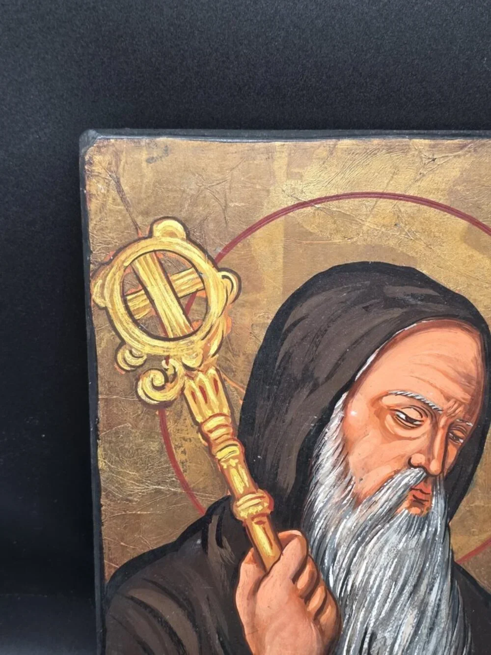 St Benedict Wooden 14 X 9
